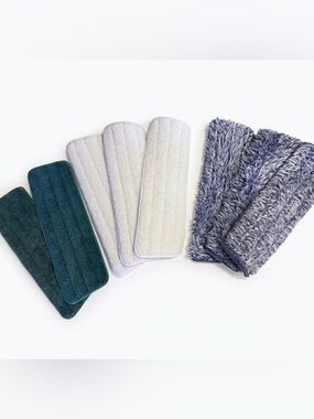 Melaleuca Clean Gleam Spray Mop Microfibre Replacement Pads 16” Set Of 8 NEW